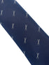 navy mens tie with drum sticks quirky design